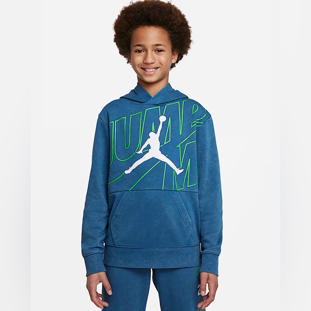 Air Jordan Jumpman Nike Kids Pull Over Hoodie Youth Size Large (6-7yrs)